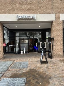 Commercial storefront glass door installation in Arlington, VA